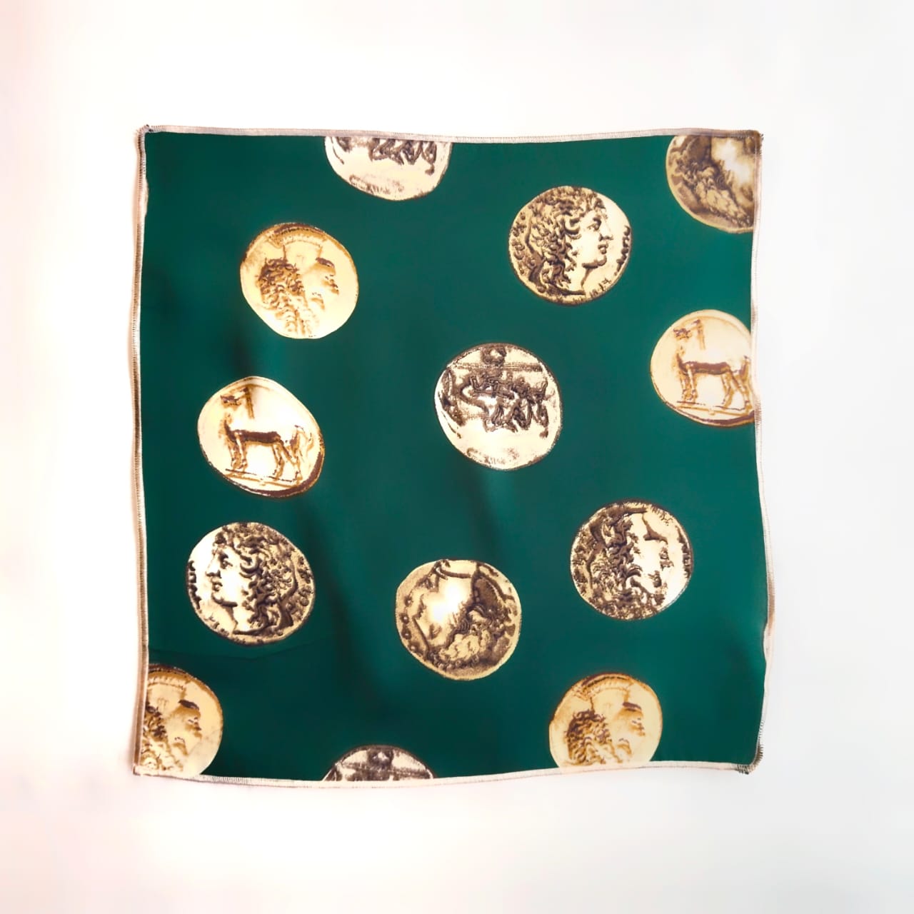 Digitally Printed Silk Pocket Square By Snug