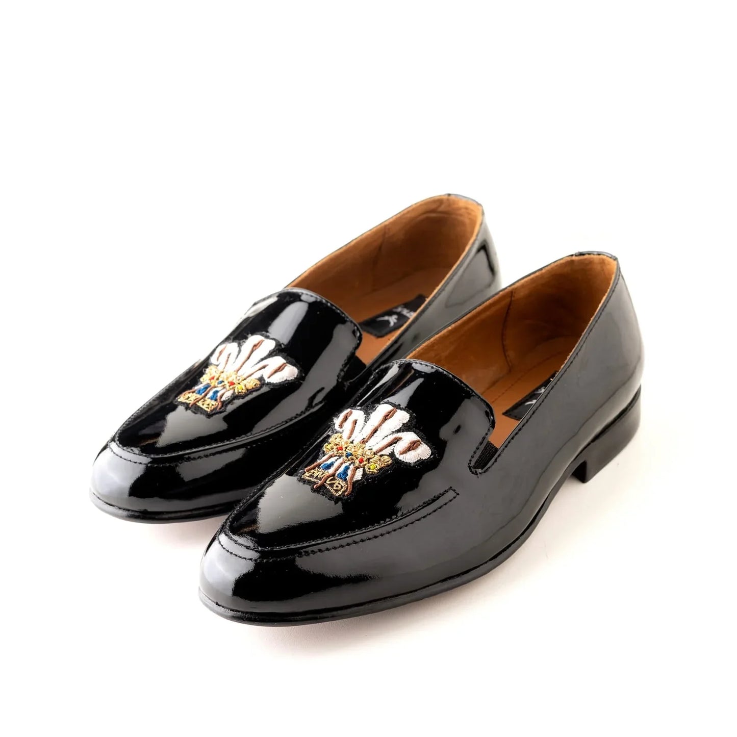3 Feather Patent Leather Shoes - Snug