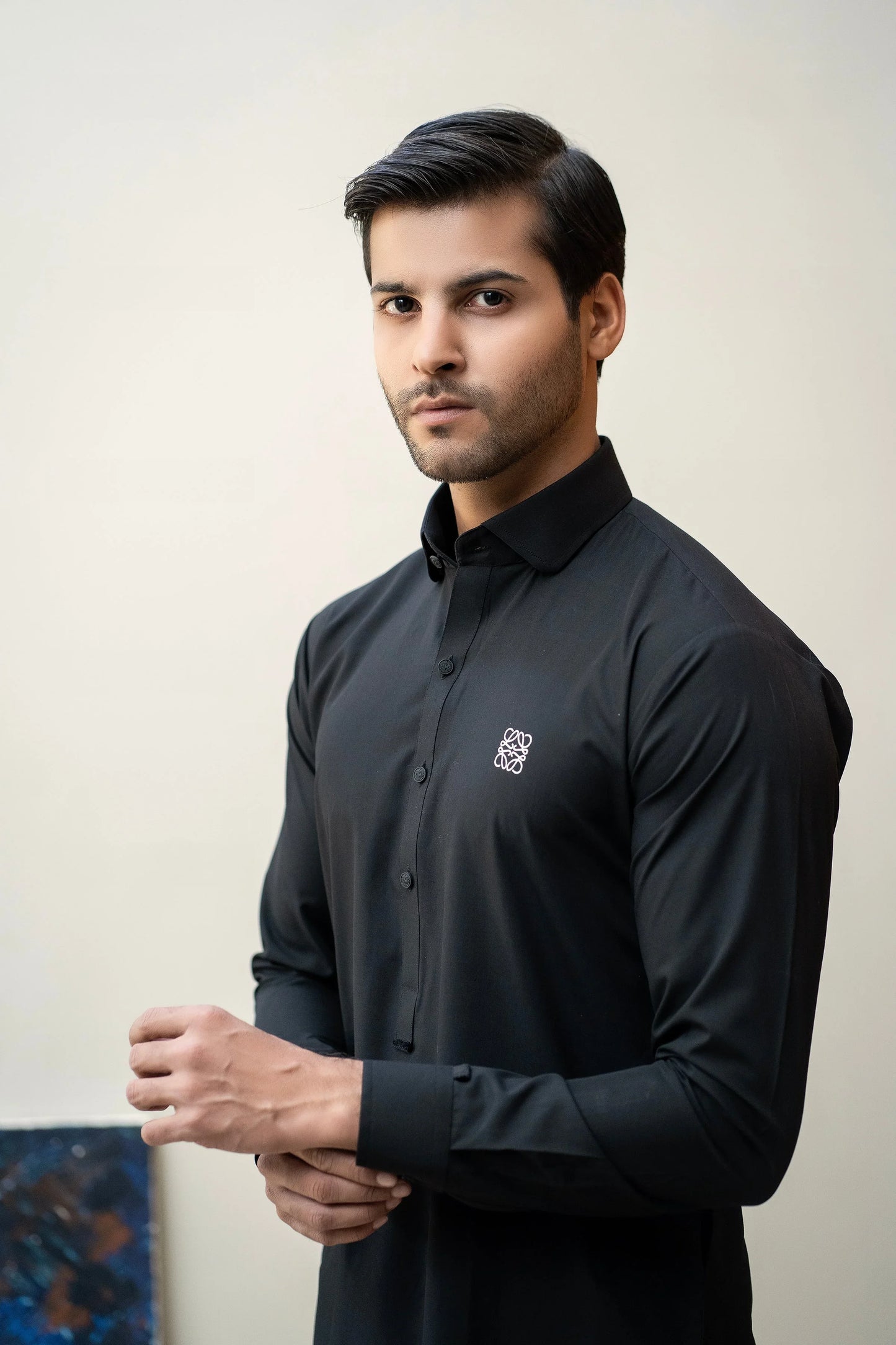 Premium Black Kurta Shalwar - Snug