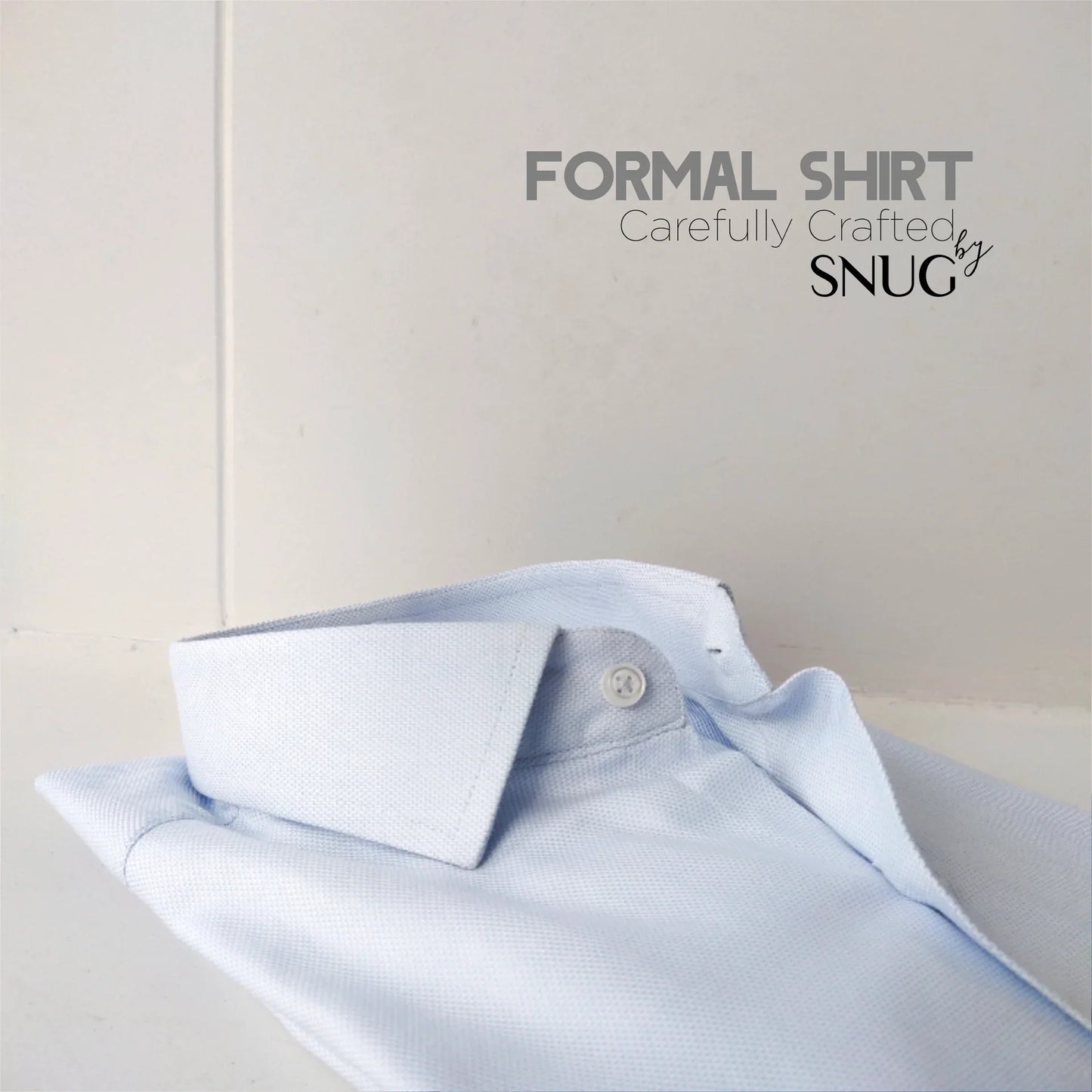 Alice Blue Formal Shirt - Snug