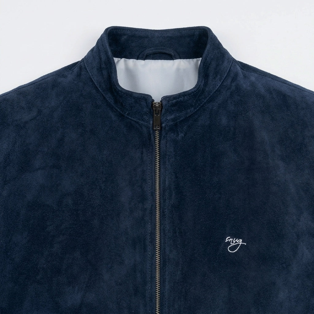 Snug Logo Suede Leather waistcoat