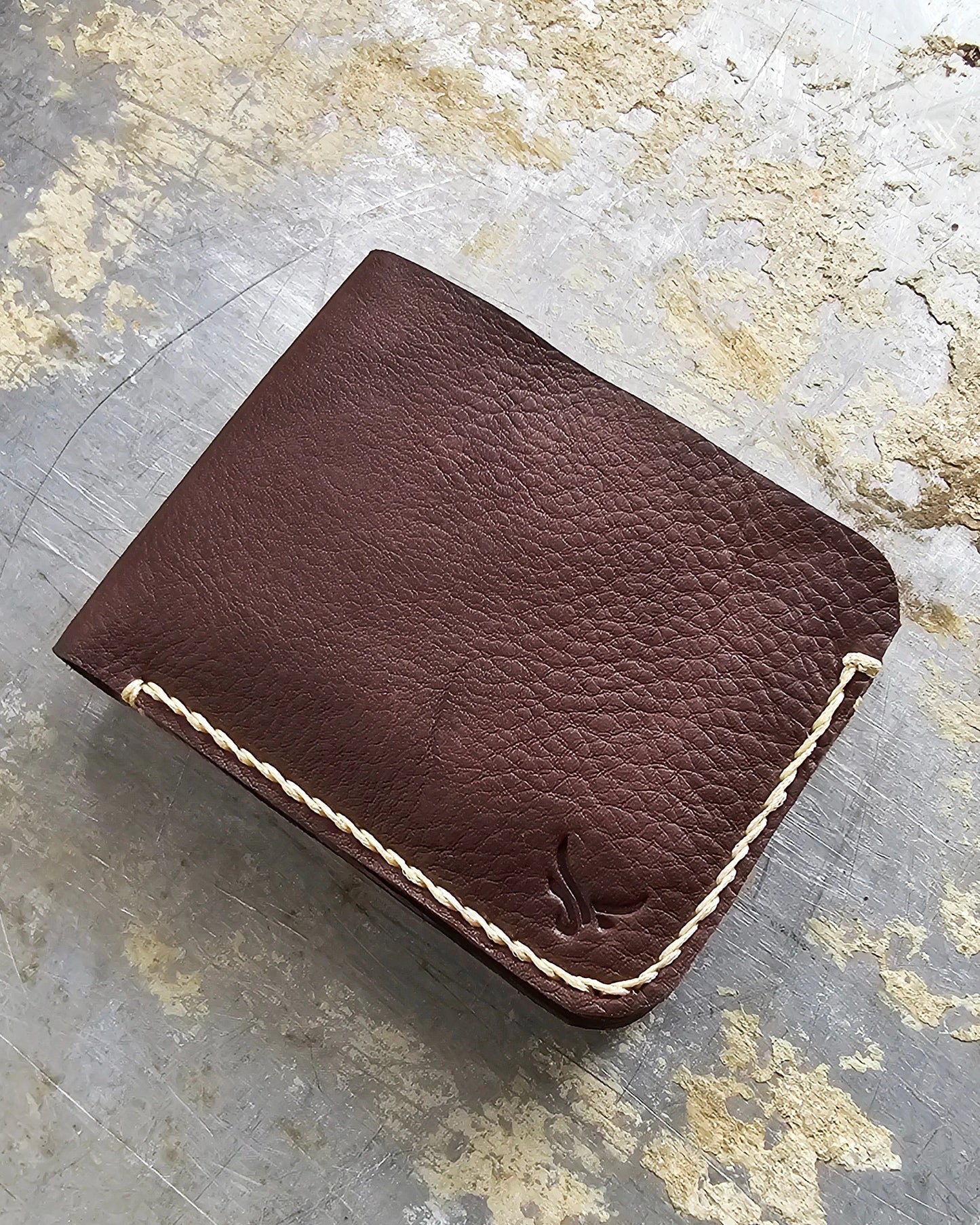 Hand-Stitched Cow Leather Wallet - Snug