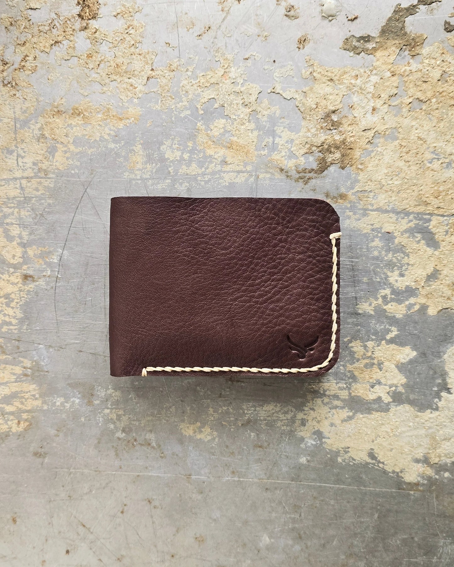 Hand-Stitched Cow Leather Wallet - Snug