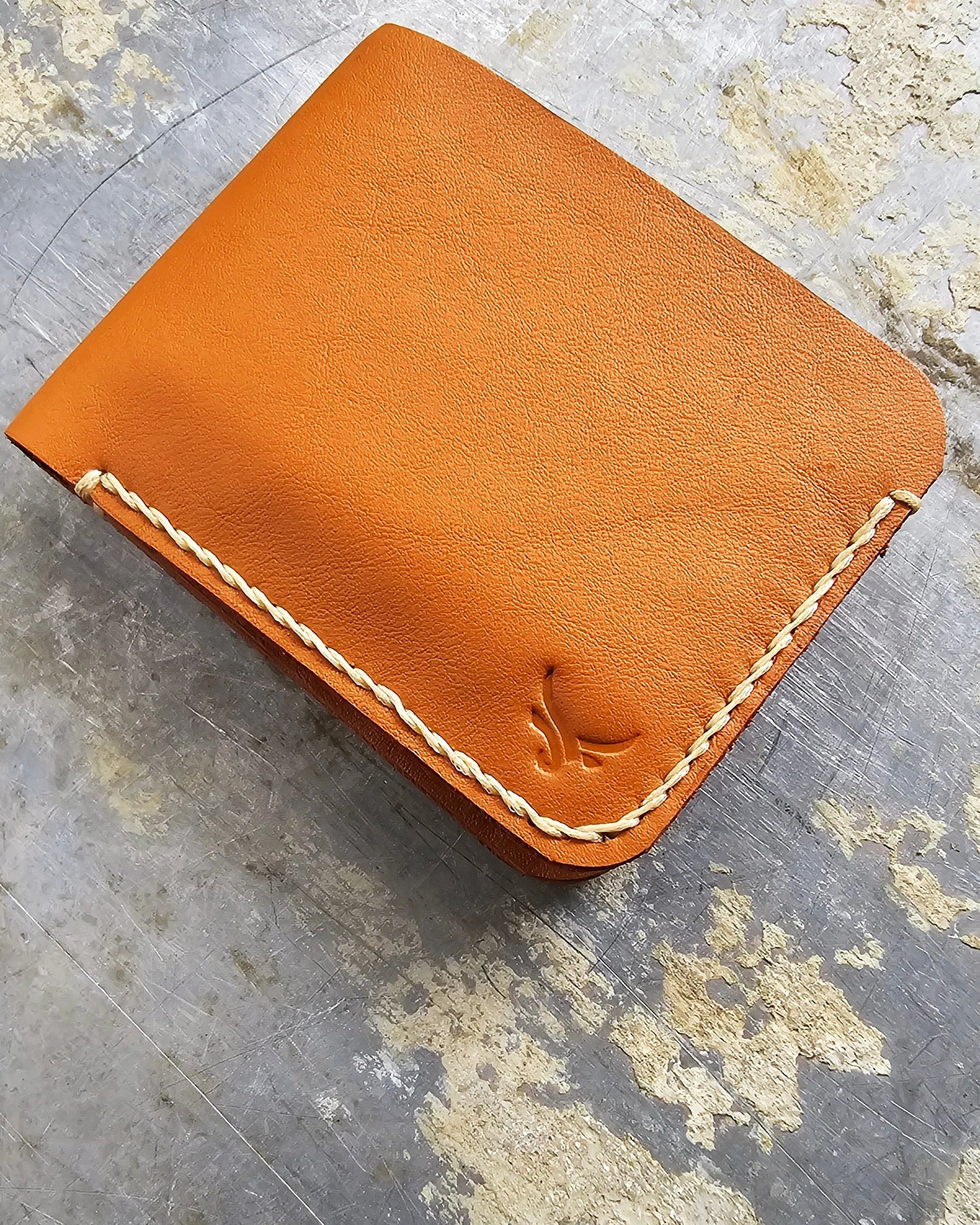 Hand-Stitched Cow Leather Wallet - Snug