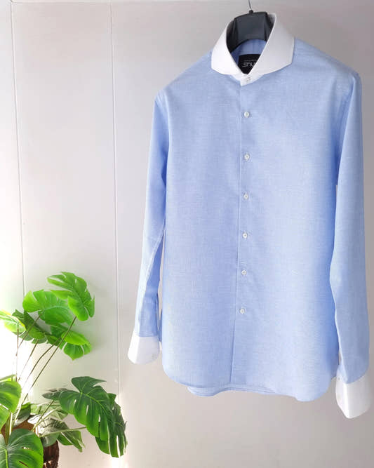 Unwind In Style: The Linen Chambray Comfort Redefined - Snug