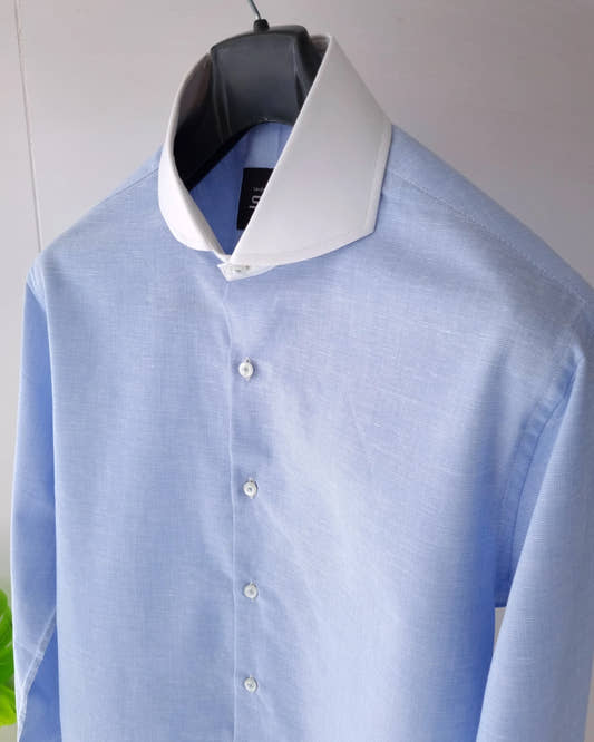 Unwind In Style: The Linen Chambray Comfort Redefined - Snug