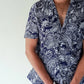 Azure Bloom Gauzy Shirt - Snug