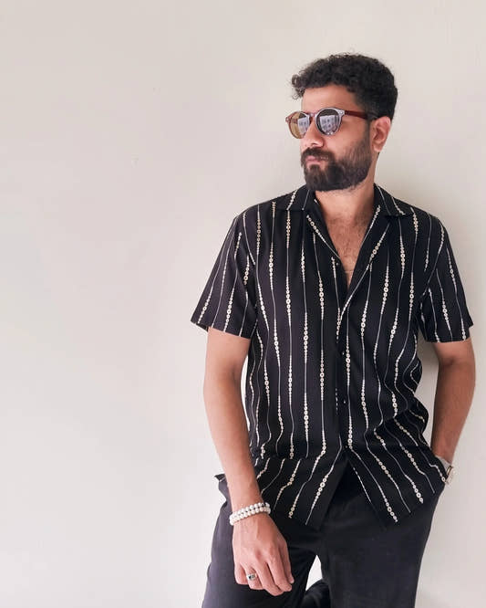 Dapper Dots & Stripes: Gauzy Shirt - Snug