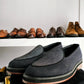 Linen Pumps with Sturdy Sole. - Snug