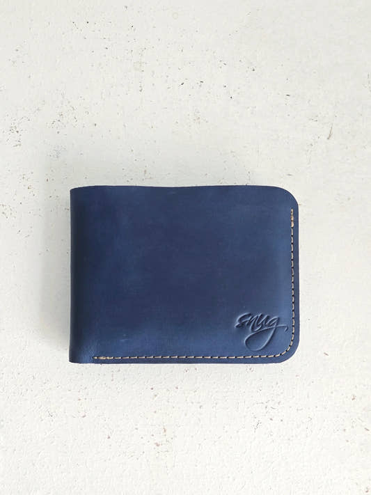 Blueberry Leather Wallet - Snug