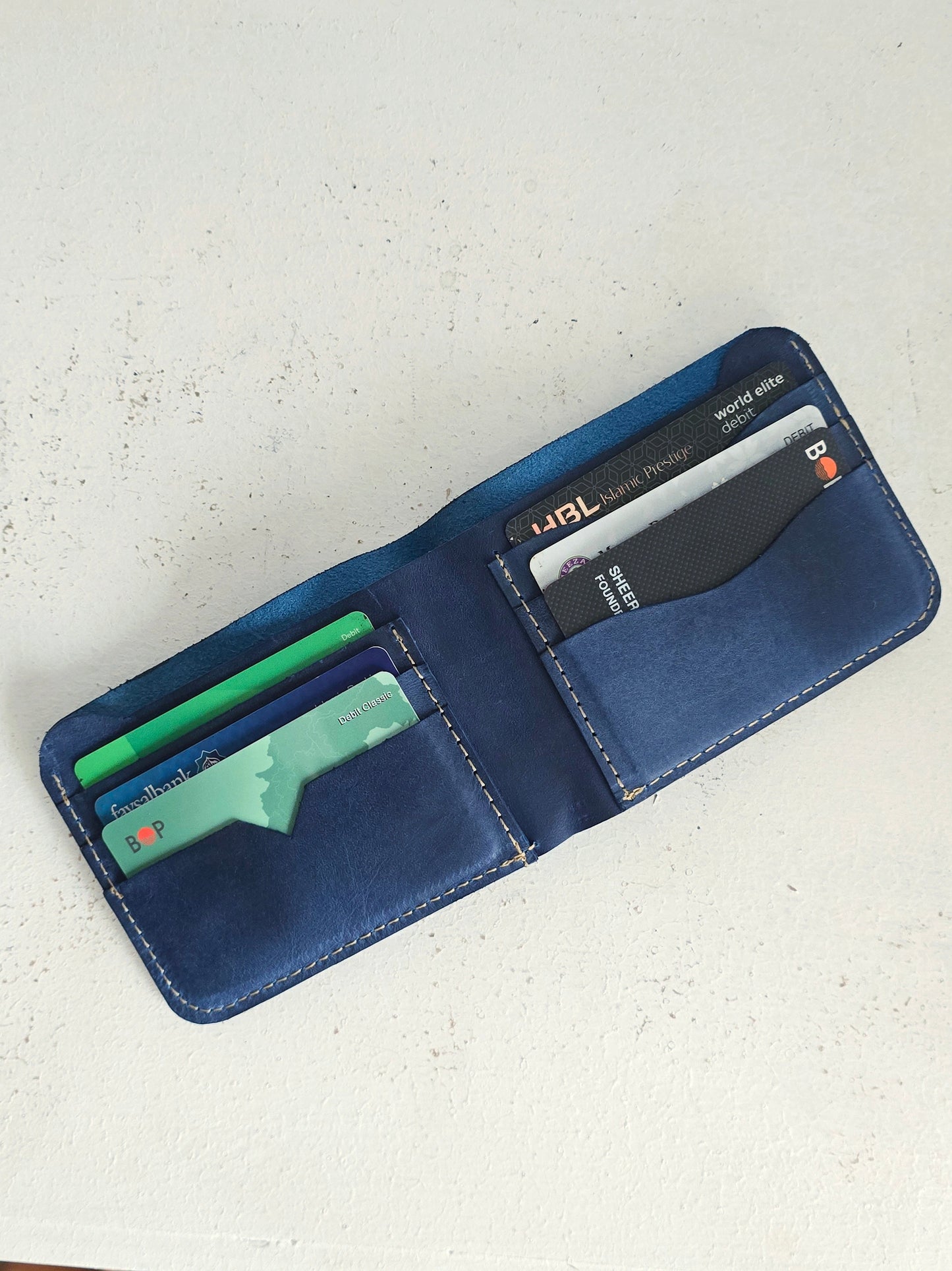 Blueberry Leather Wallet