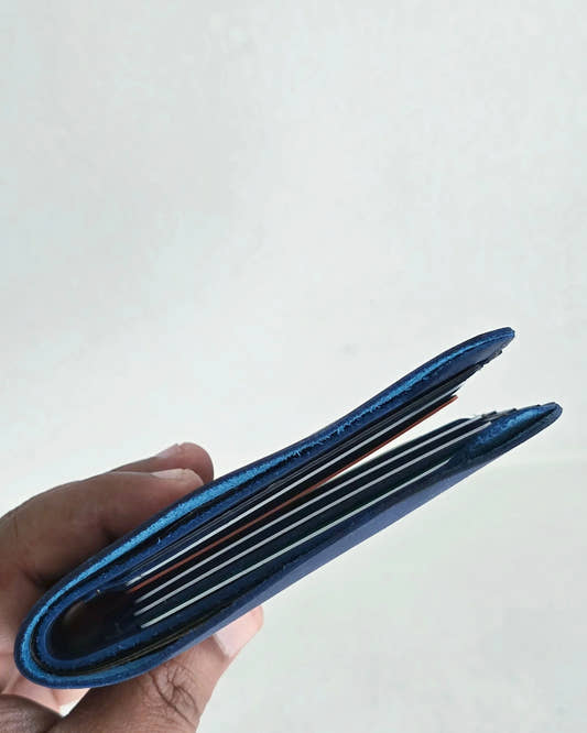 Blueberry Leather Wallet - Snug