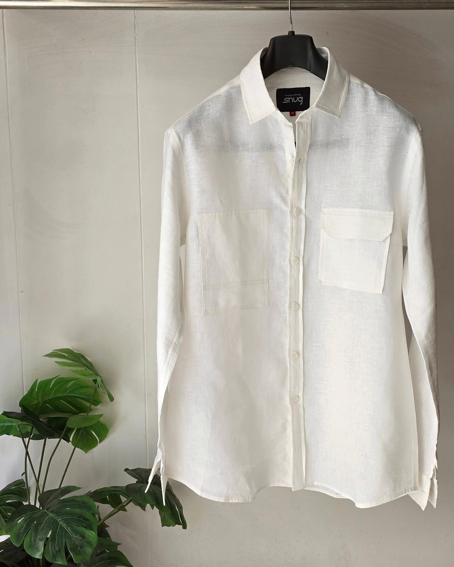 Linen Pocket & Patched Shirt