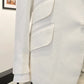 White Linen Blazer by Snug - Snug