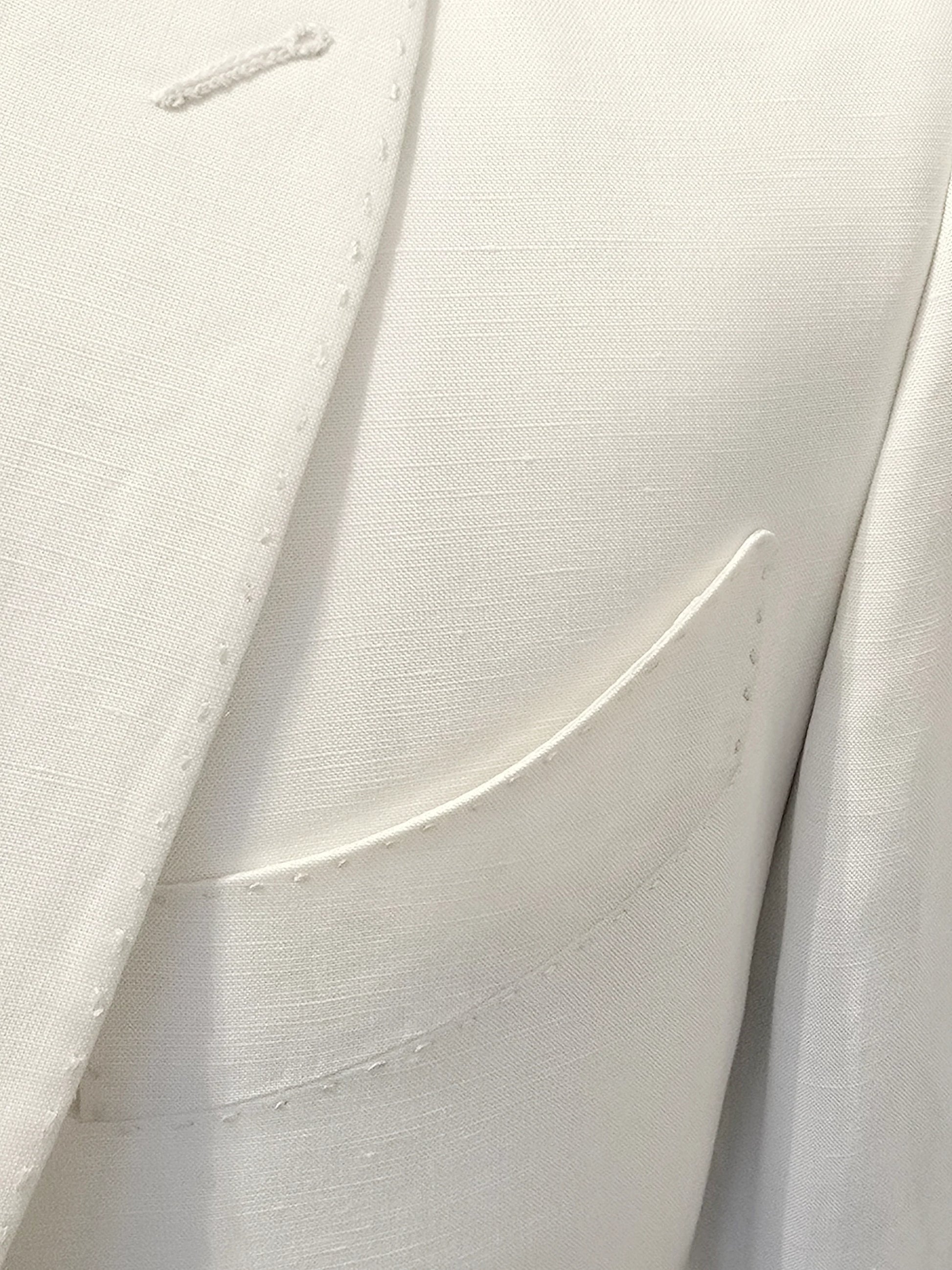 White Linen Blazer by Snug - Snug