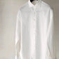 White Linen Drop Shoulder Shirt.