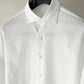 White Linen Drop Shoulder Shirt.