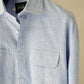 Sky Blue Drop Shoulder Linen Shirt