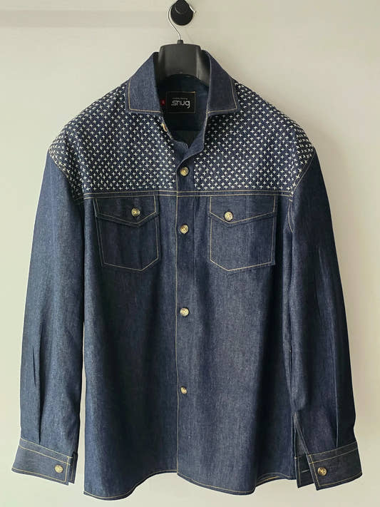 Hand Stitched Denim Shirt
