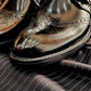 Black Calf Leather Shoe With Red Sole - Snug