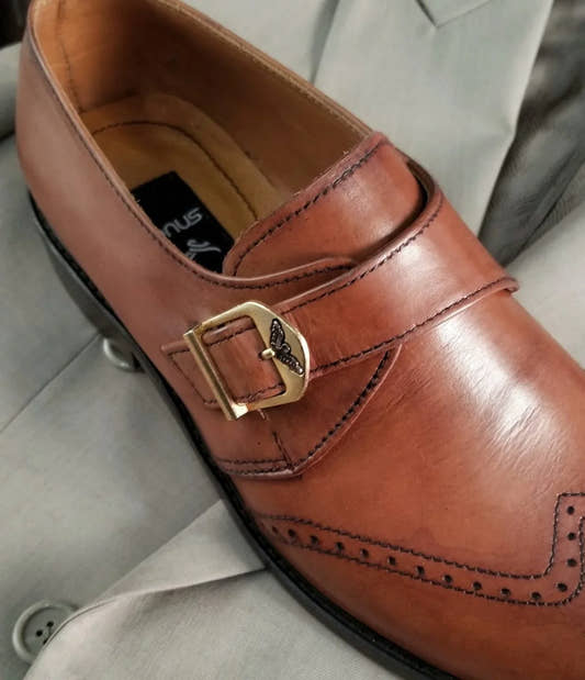 Single Monk Strap Shoes By Snug - Snug