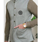 Army Green Wash & Wear with Waistcoat - Snug
