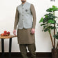 Army Green Wash & Wear with Waistcoat - Snug