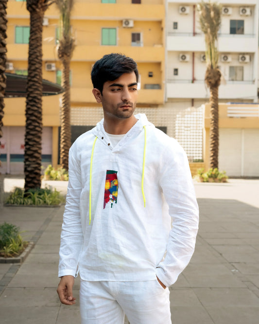 Linen Hoodie Co-ord Set. - Snug
