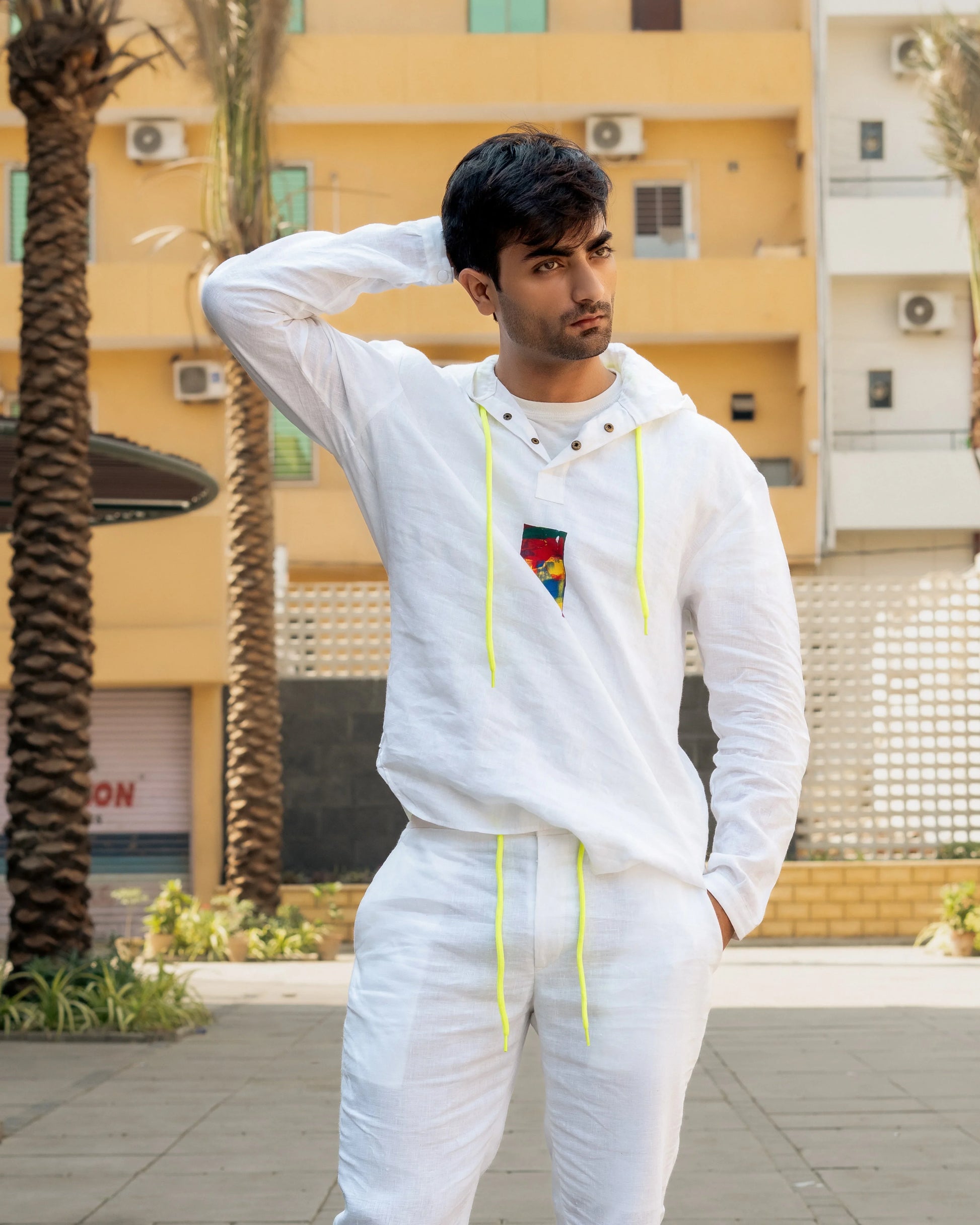 Linen Hoodie Co-ord Set. - Snug