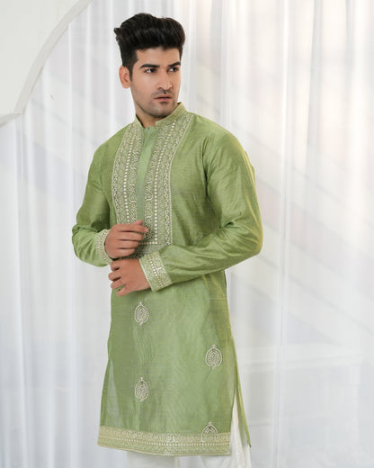 Regal Embroidered Kurta Set – Wedding Edition by Snug