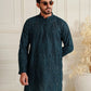 Bottle Green - Paisley Embroidered Kurta Trouser '26