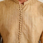 Beige Embroidered Kurta Trouser.