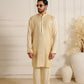 Foil Embroidered Kurta Trouser.