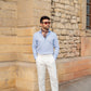 Linen Embroidered Shirt with Pants - Snug