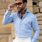 Linen Embroidered Shirt with Pants - Snug
