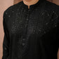 Black Sequin Kurta Trouser