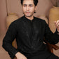 Black Sequin Kurta Trouser