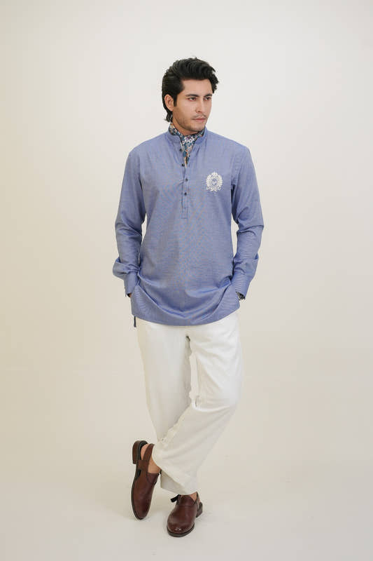 Blue Herald Kurta