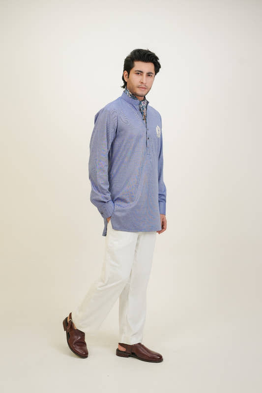 Blue Herald Kurta