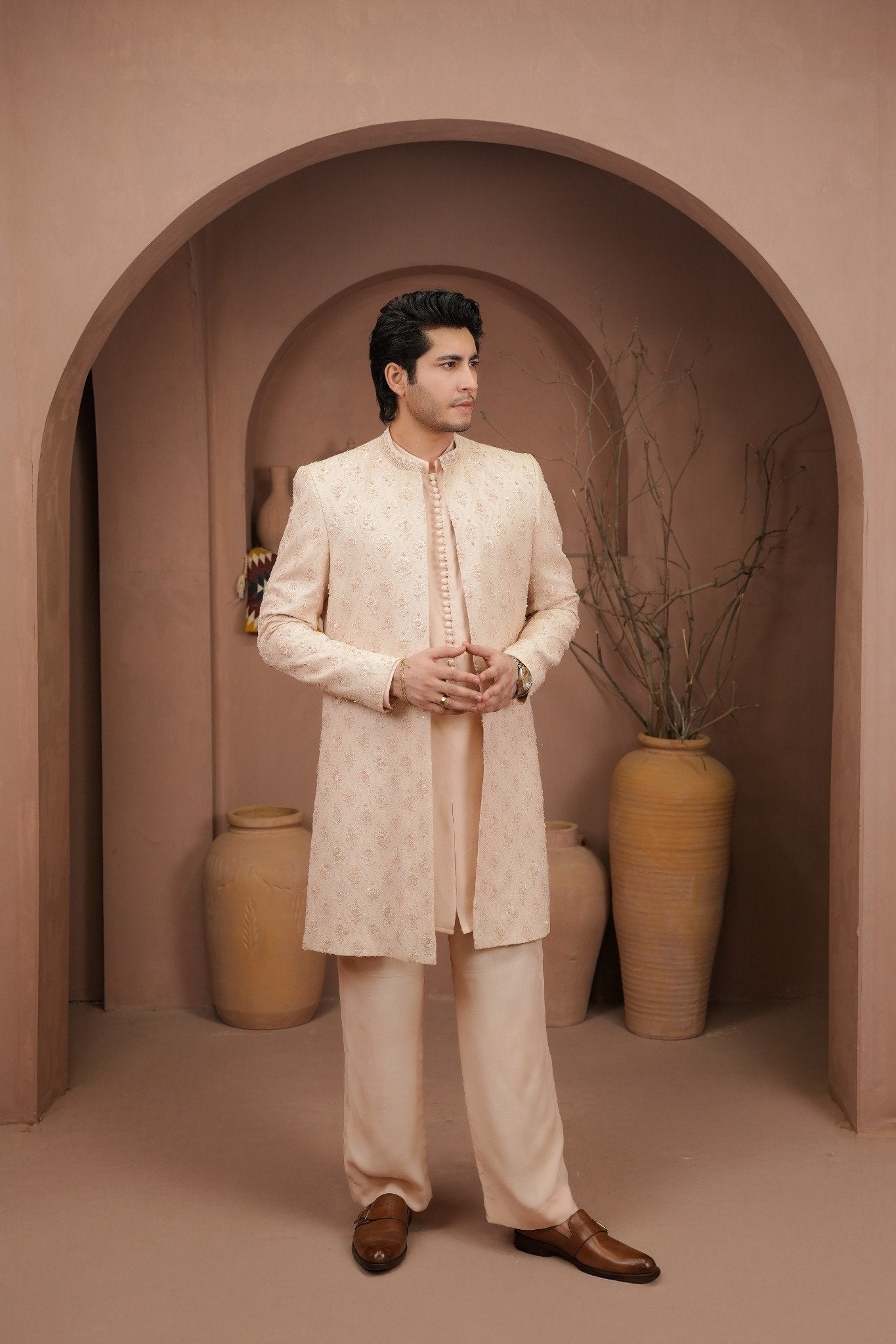 Pink Heirloom Sherwani