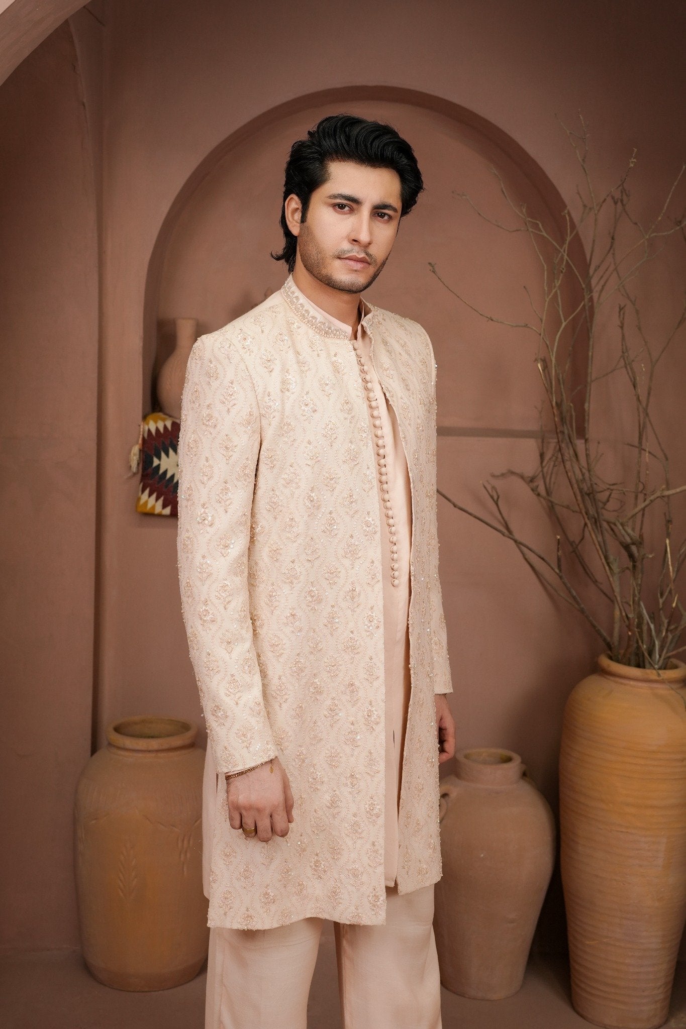 Pink Heirloom Sherwani