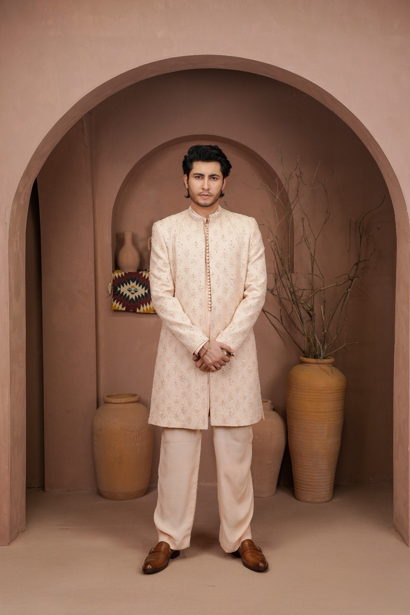 Pink Heirloom Sherwani