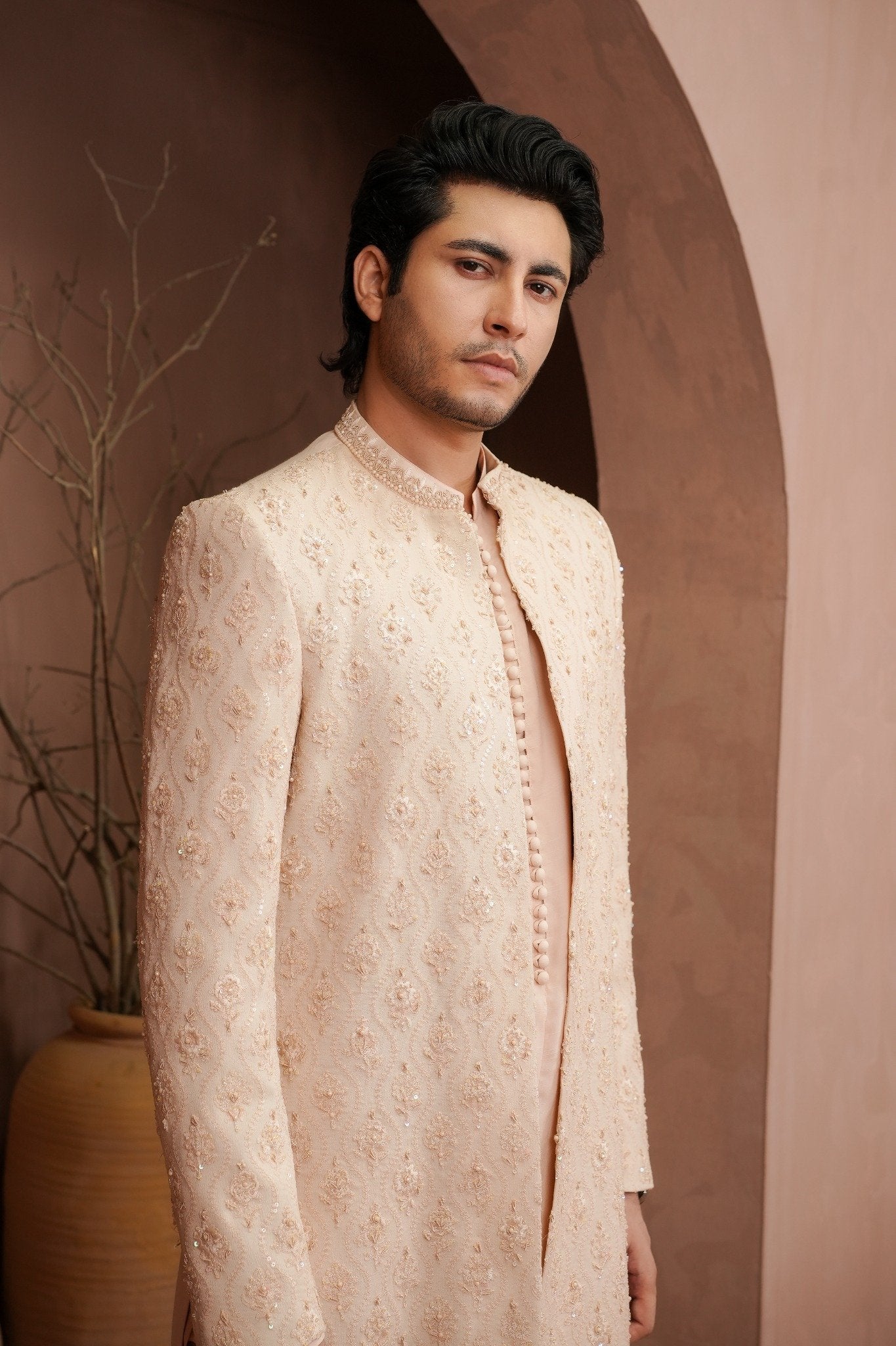 Pink Heirloom Sherwani