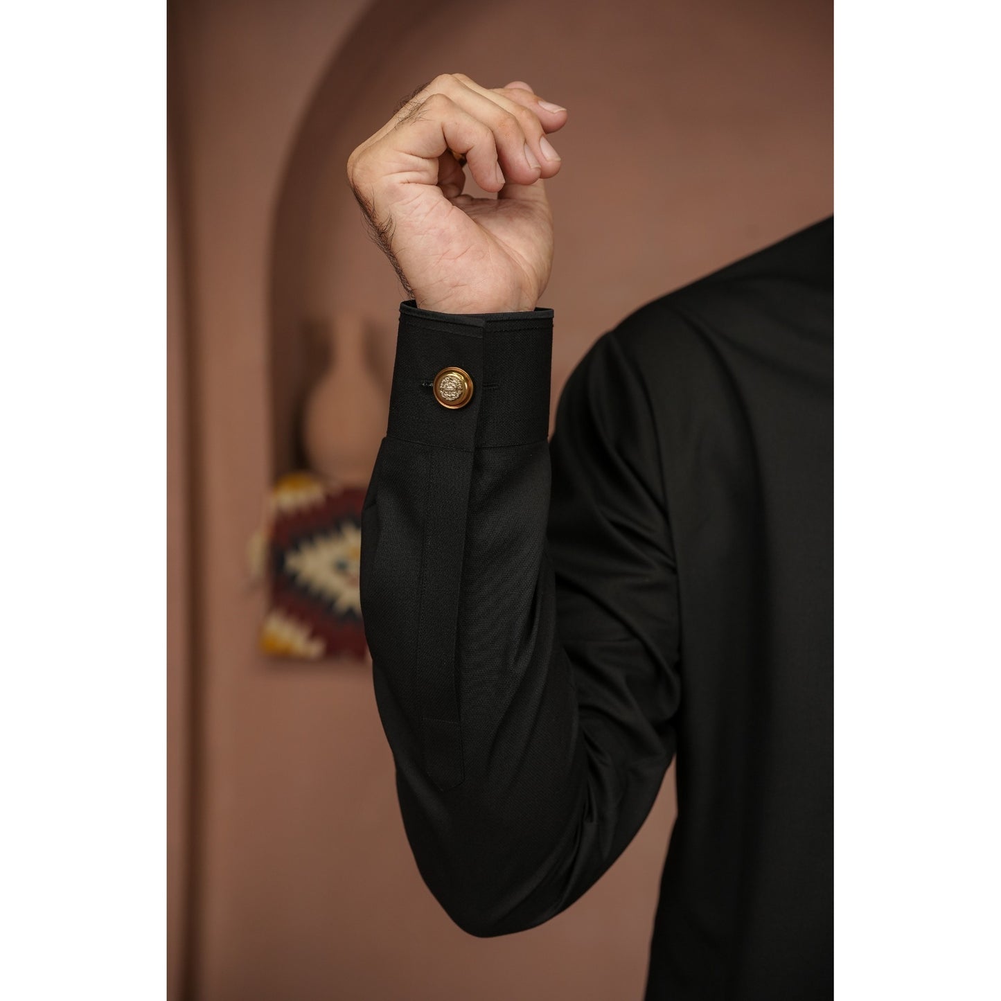 Premium Kurta Shalwar with Metal details.