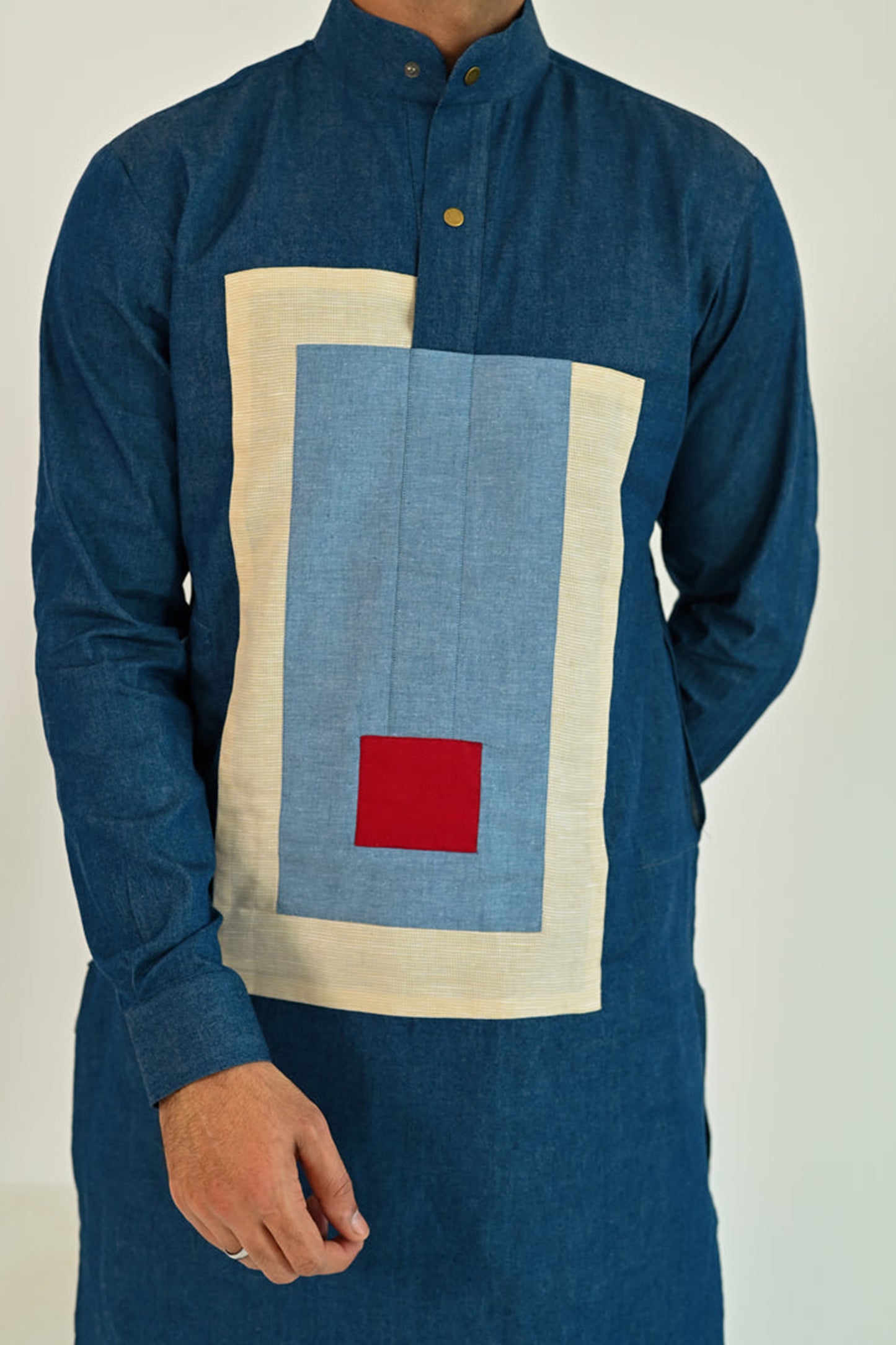 Denim Kurta Trouser