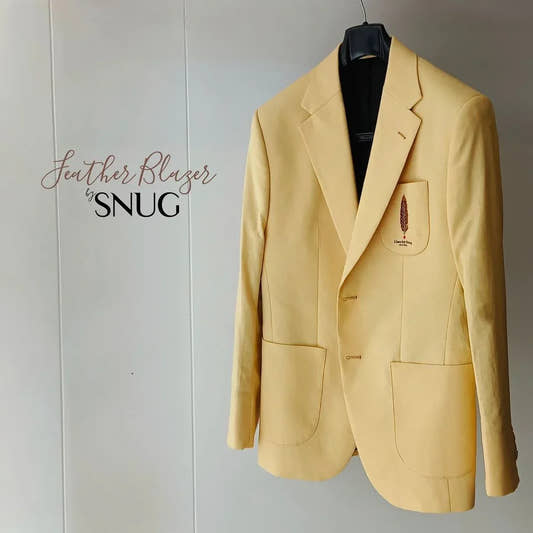 Yellow Linen Blazer - Snug