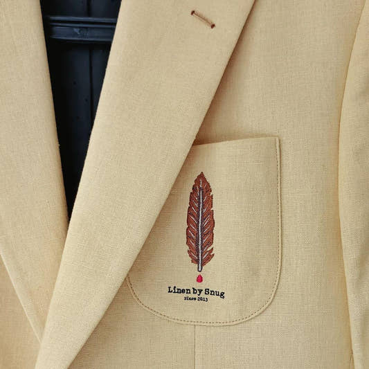 Yellow Linen Blazer - Snug