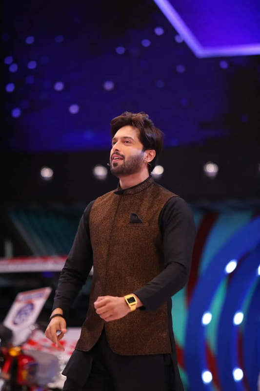 Silk Cotton Kurta Trouser With Gold Dust Waistcoat - Snug