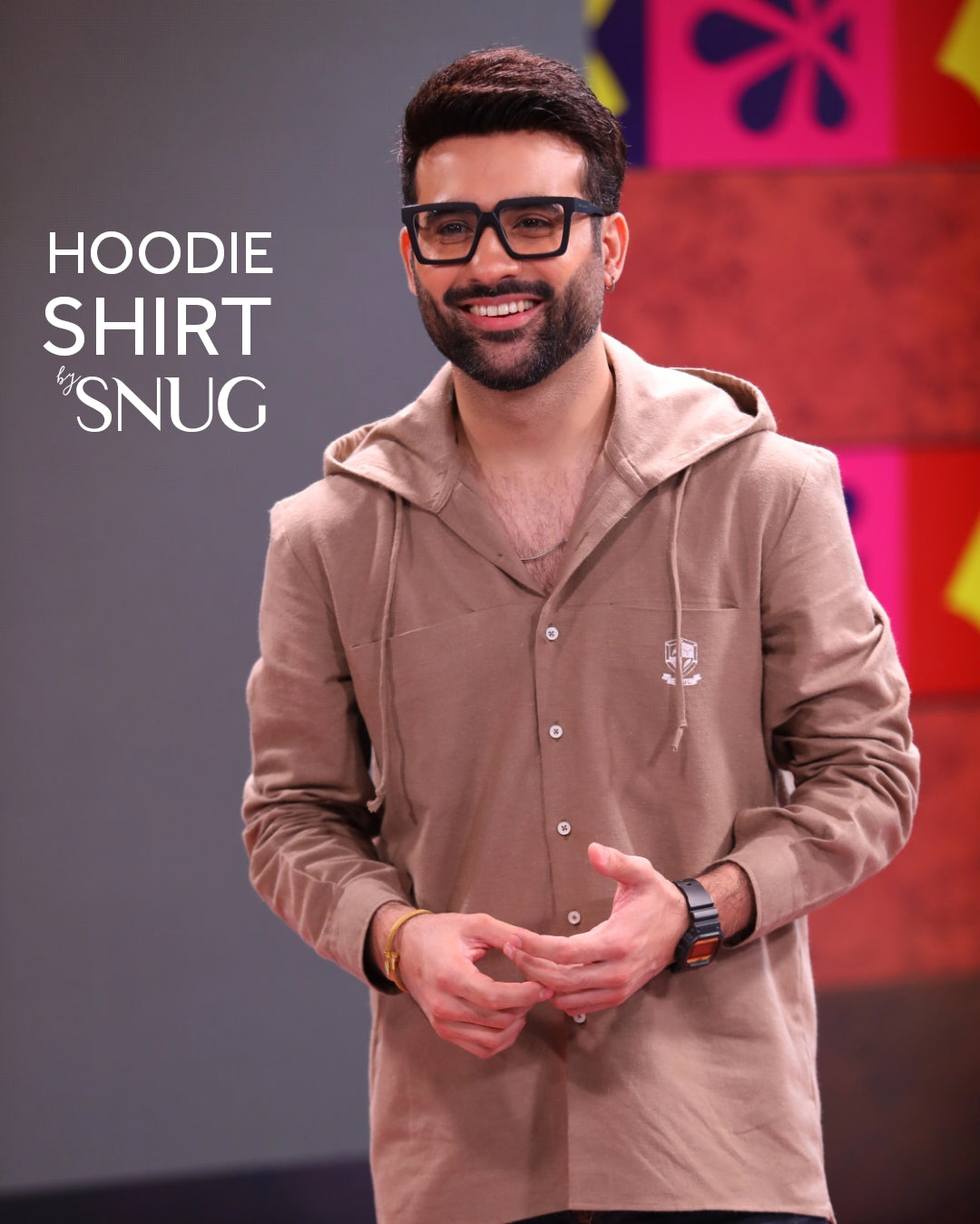 Linen Hoodie Shirt Snug