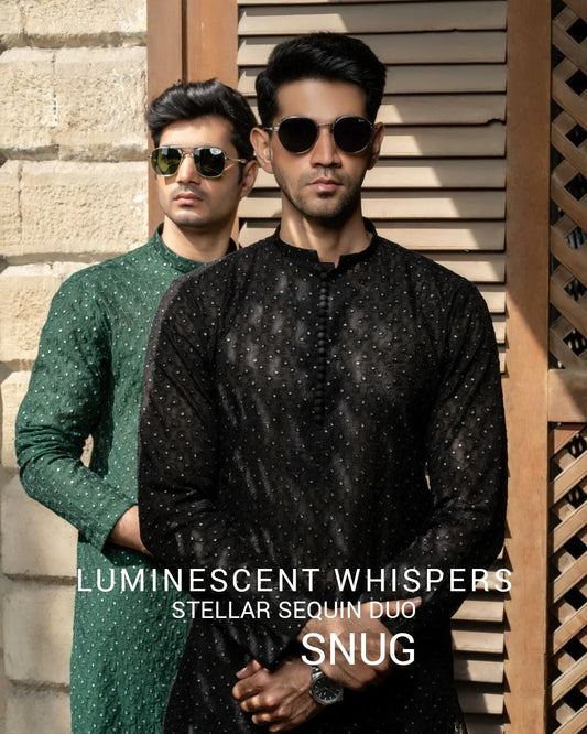 Luminescent Whispers - Stellar Sequin Duo by Snug. - Snug